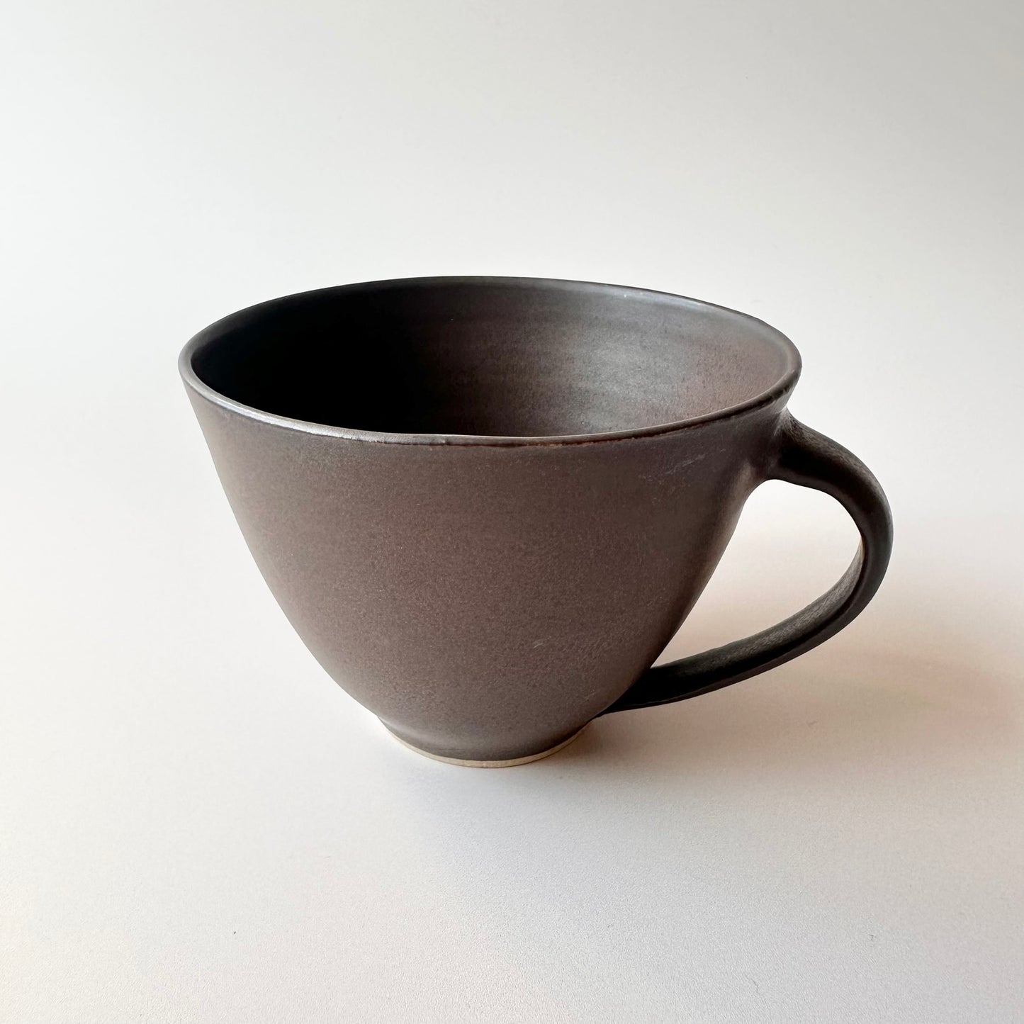 Kaffekopp Mjuk, mörkbrun