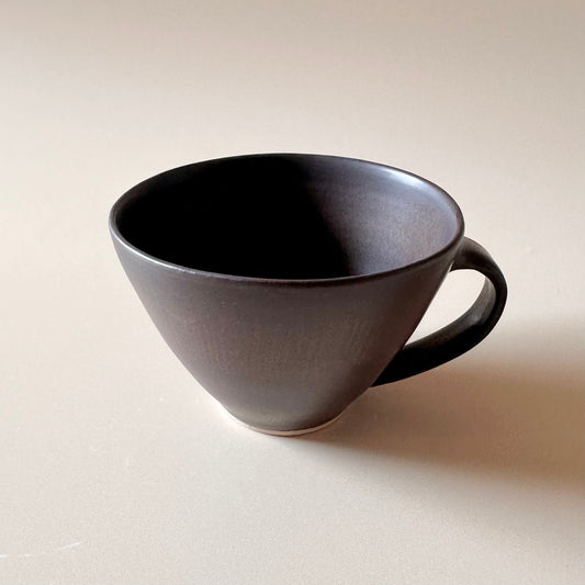 Coffee cup Mjuk, dark brown