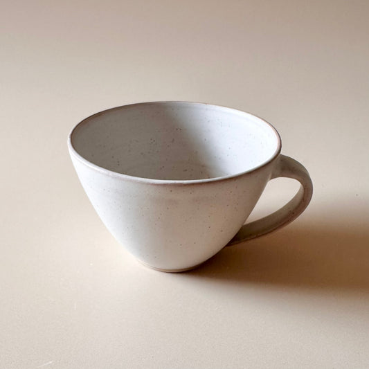 Kaffekopp Mjuk, naturvit
