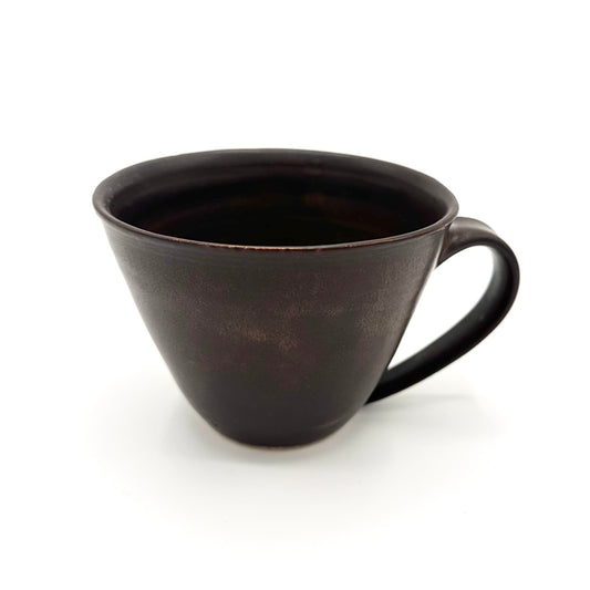 Kaffekopp Mjuk, mörkbrun