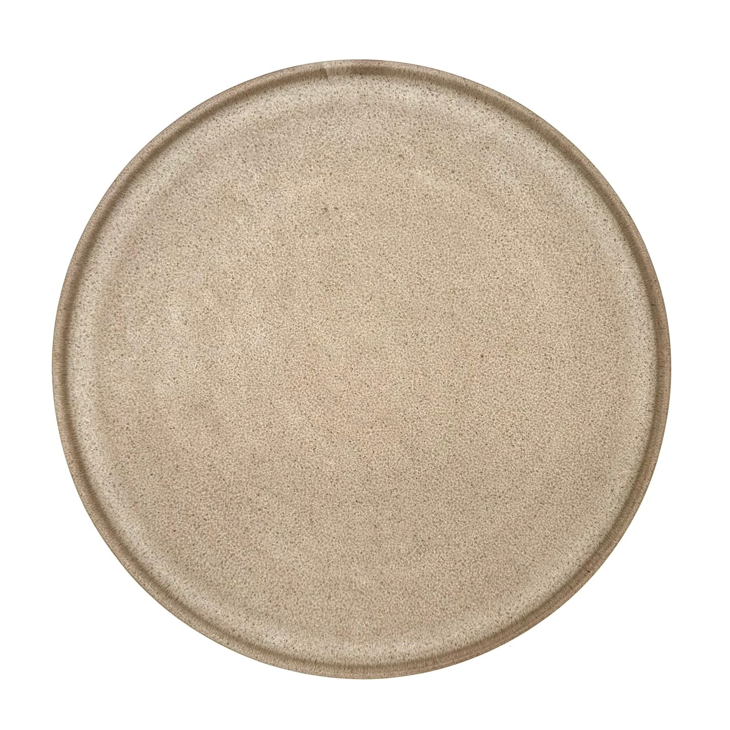 Tallrik Varm, gråbrun