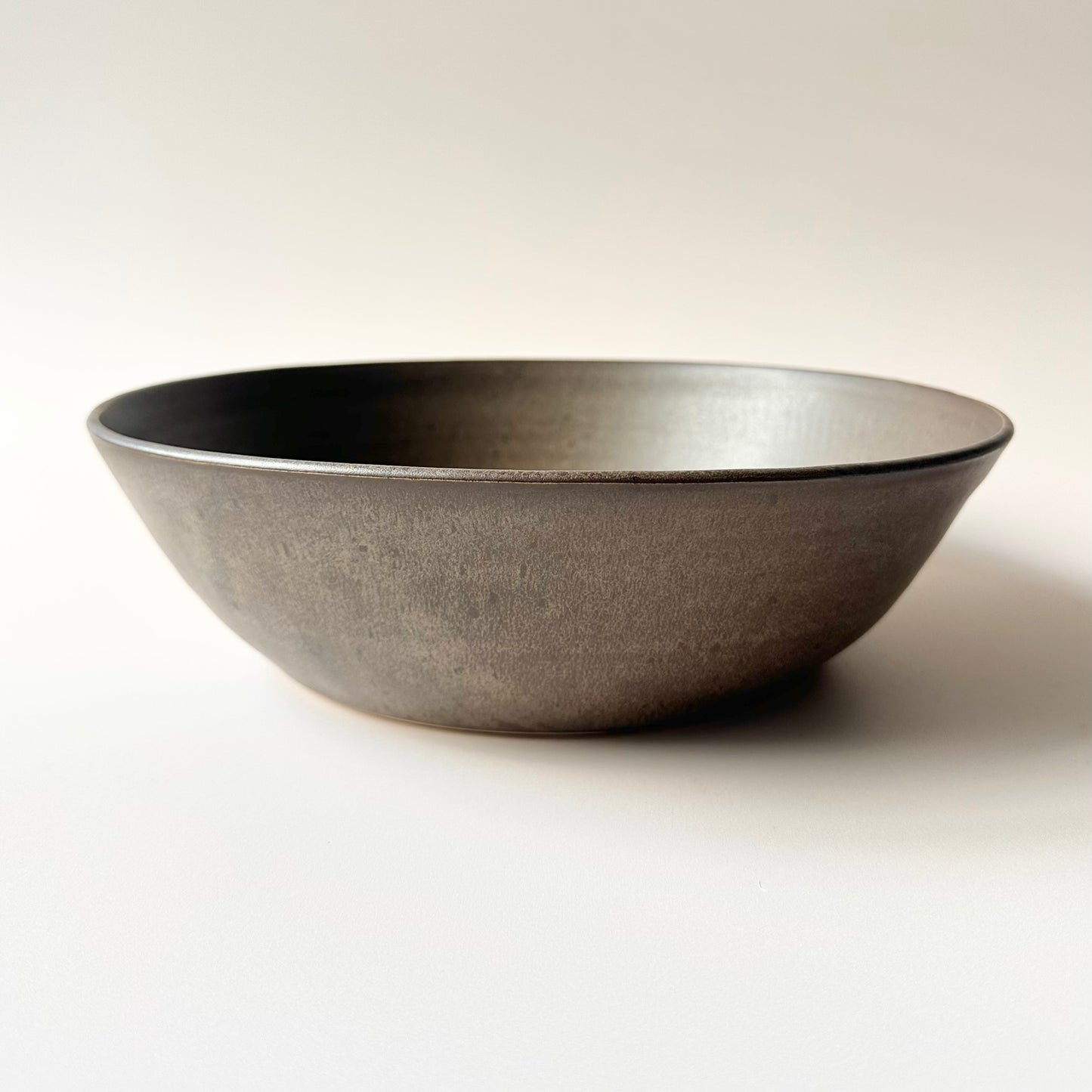 Serving bowl Rund Large, brown