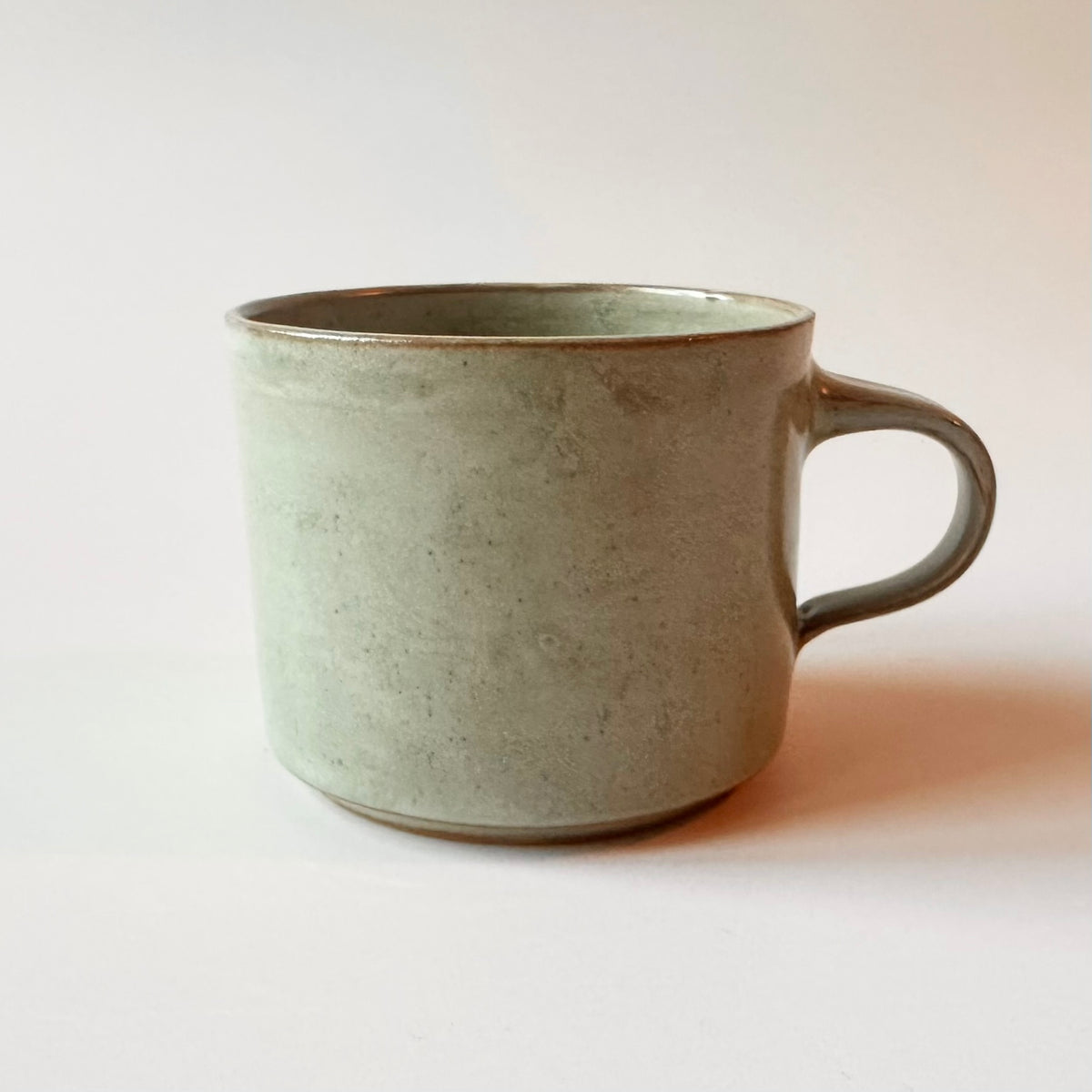 Kaffekopp Morgon Stor, dimgrön