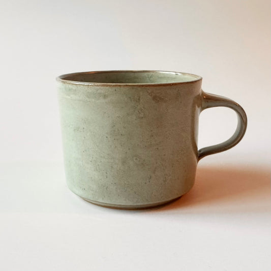 Kaffekopp Morgon Stor, dimgrön