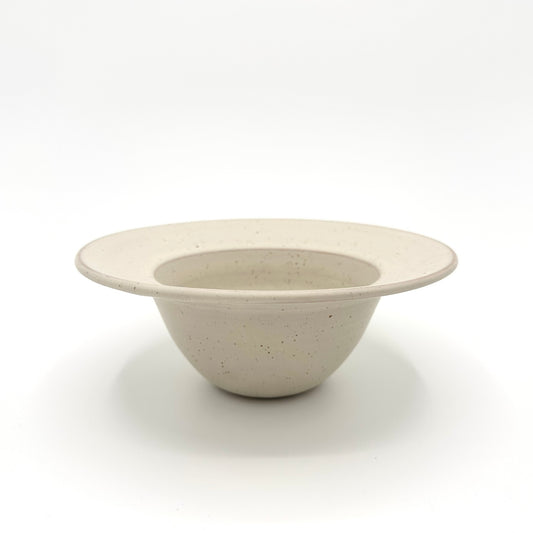 Frukost-, förrätts- och dessertskål Mjuk, naturvit