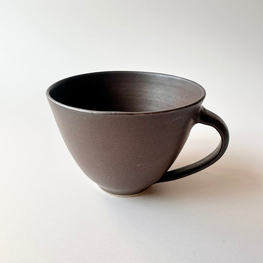 Kaffekopp Mjuk, mörkbrun