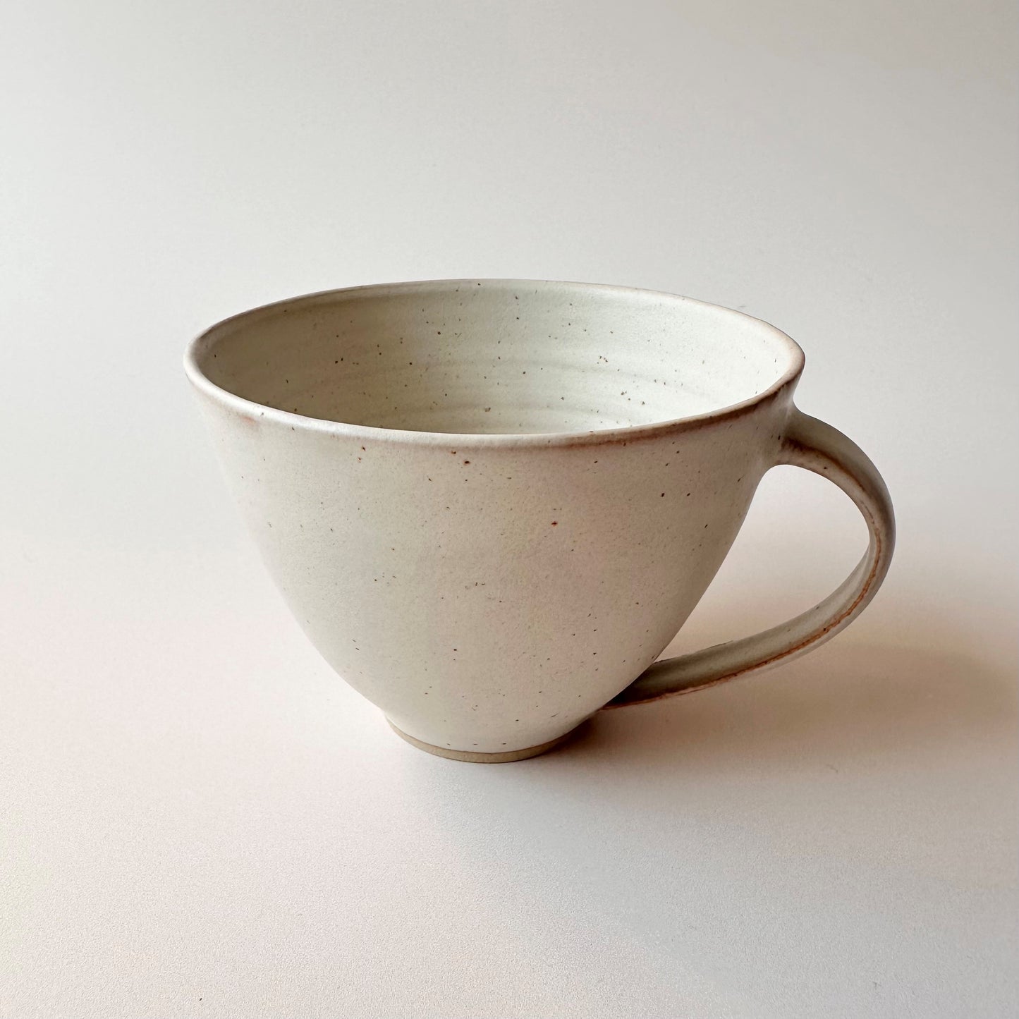 Kaffekopp Mjuk, naturvit
