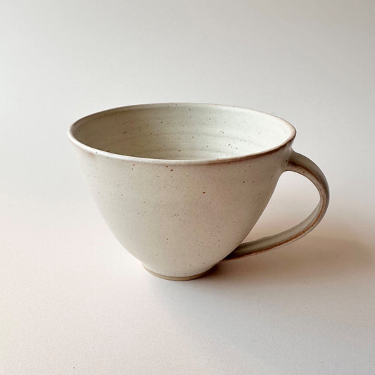 Kaffekopp Mjuk, naturvit