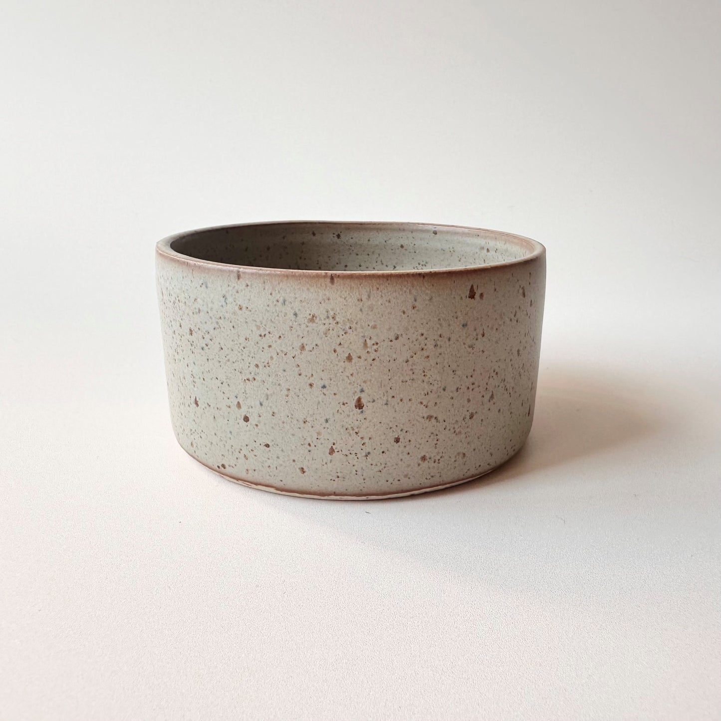 Dip or spice bowl Rak, grey with lava dots